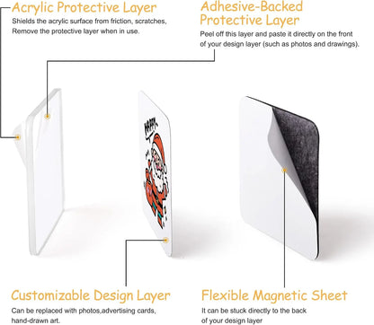 DIY Acrylic Fridge Magnet Kit