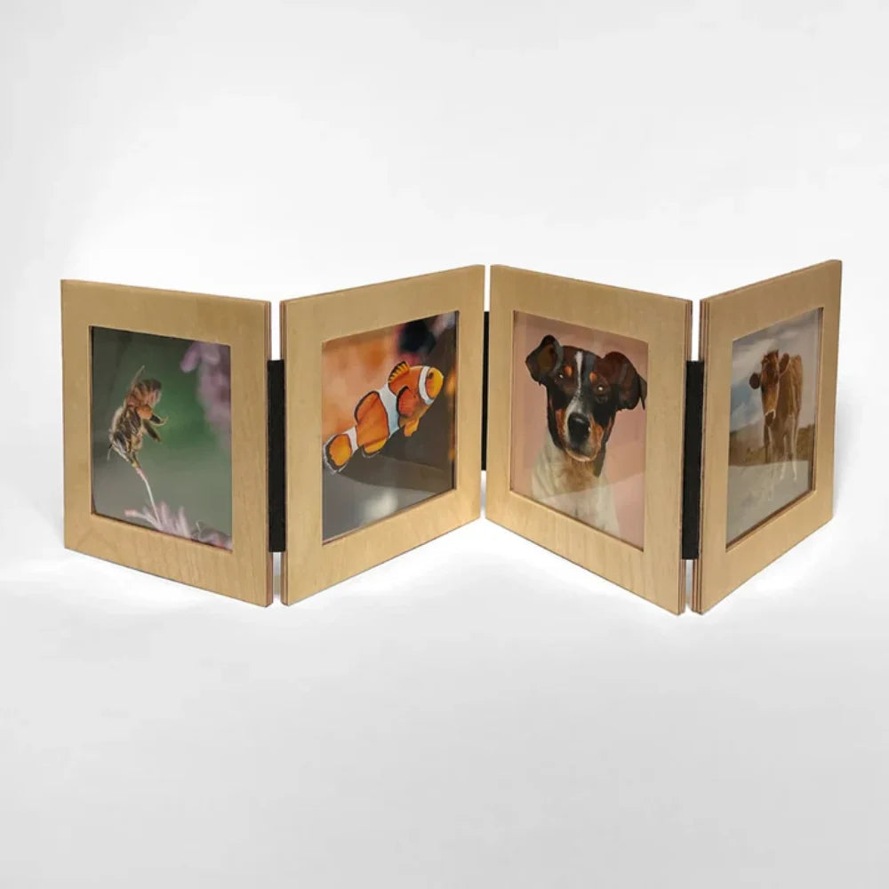 Wooden photo book