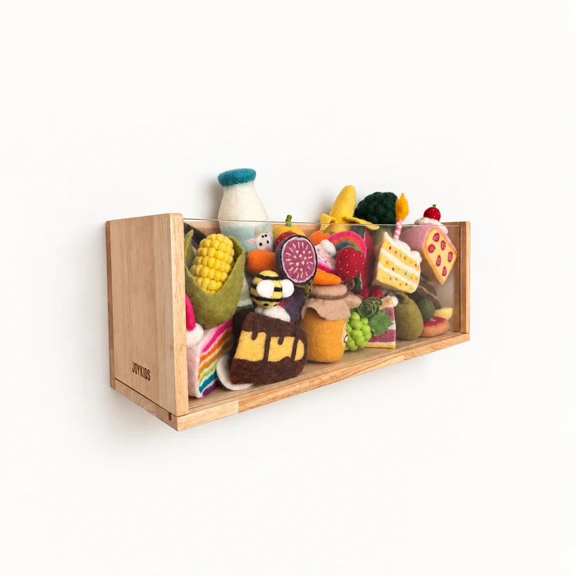 Wood-Framed Acrylic Storage Box