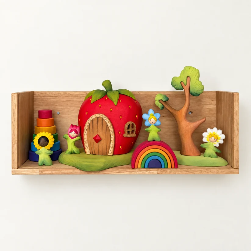 Wood-Framed Acrylic Storage Box
