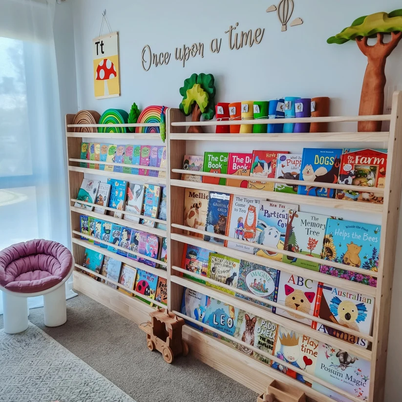 Front-Facing Bookshelf, 5 Tier, 120cm
