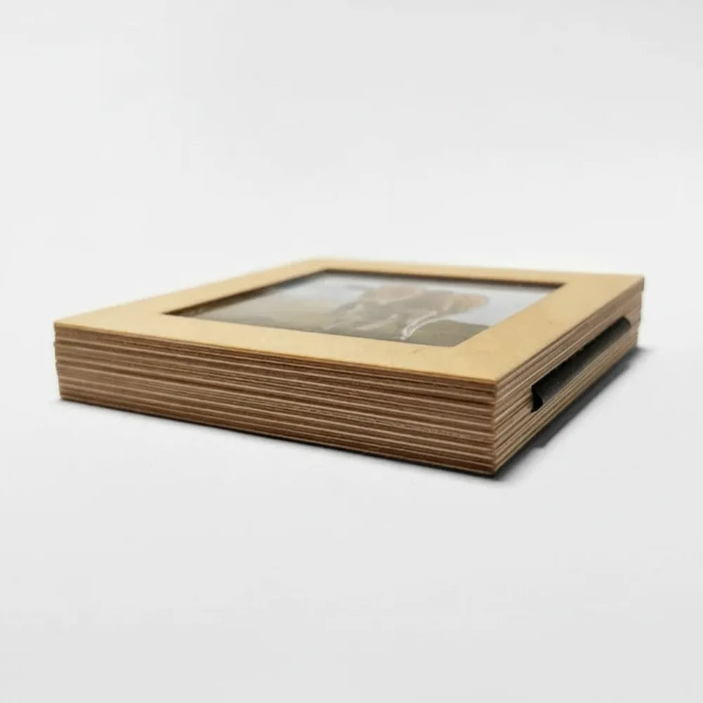 Wooden photo book
