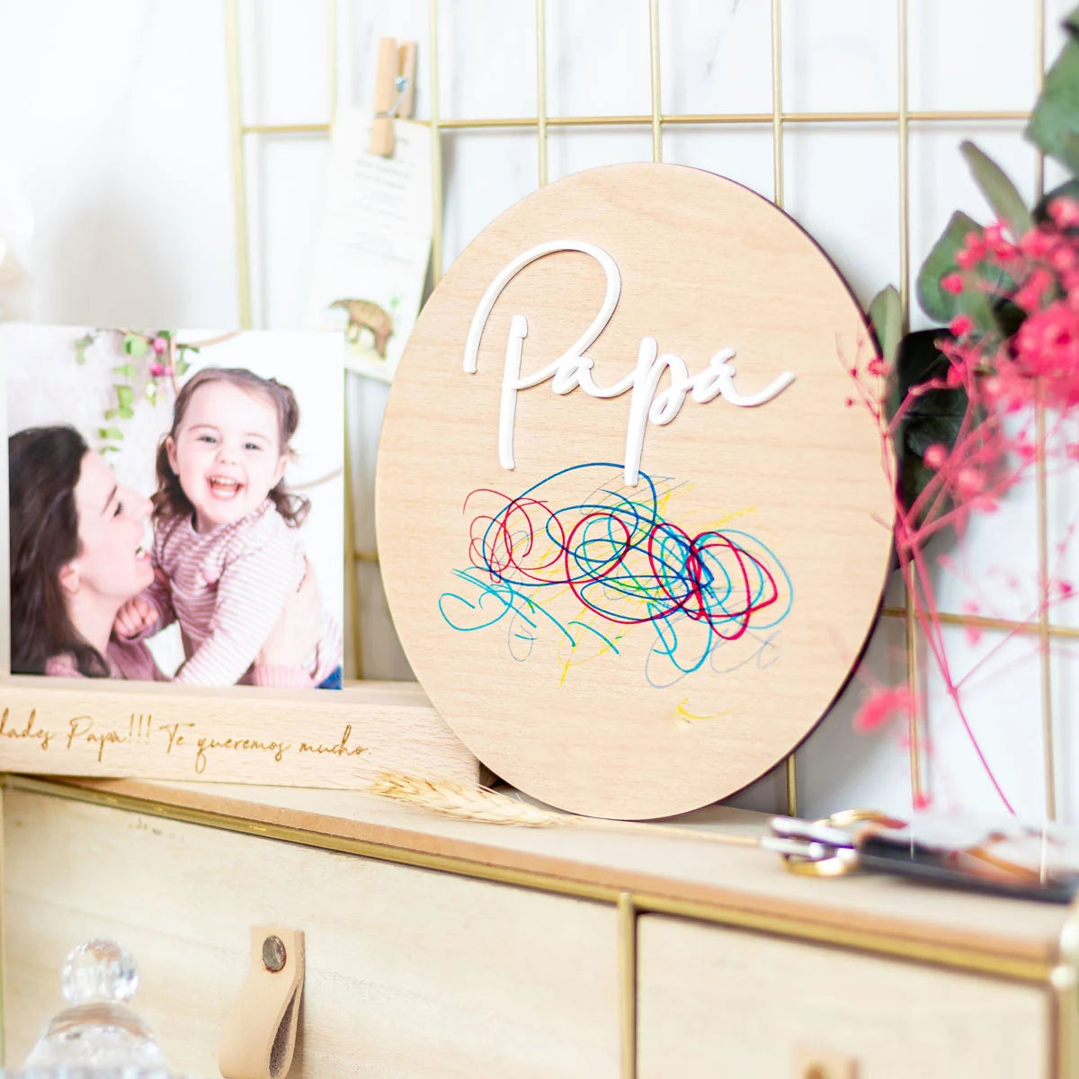 Customizable Plaque Papa or Mummy
