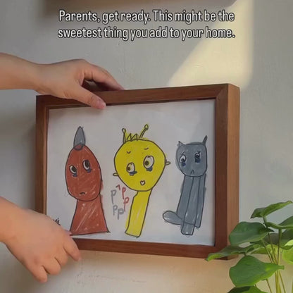 Kids Artwork Display & Storage Frame - A4