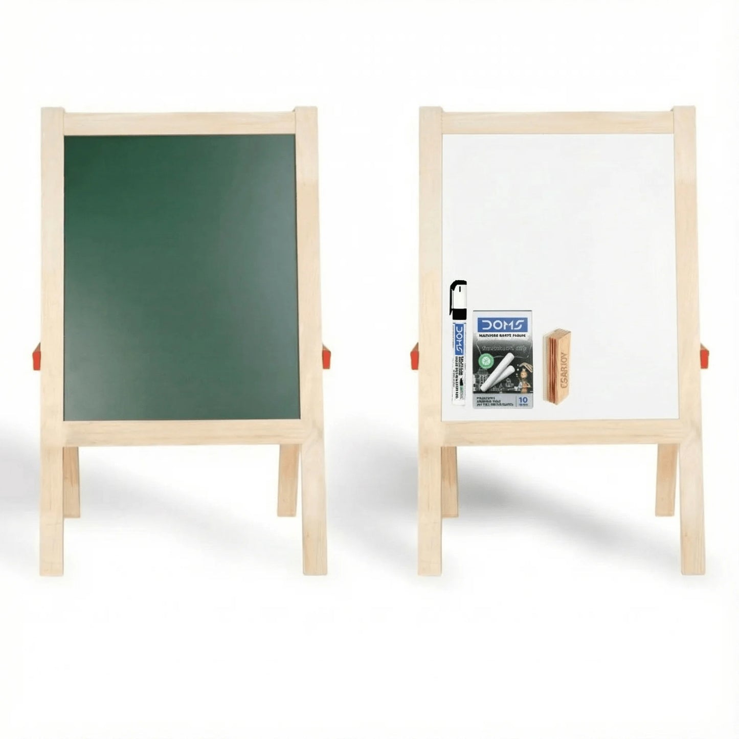 Wooden Double-Sided Small Easel Board for Kids