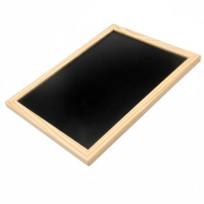 Wooden Double Sided Blackboard Slate