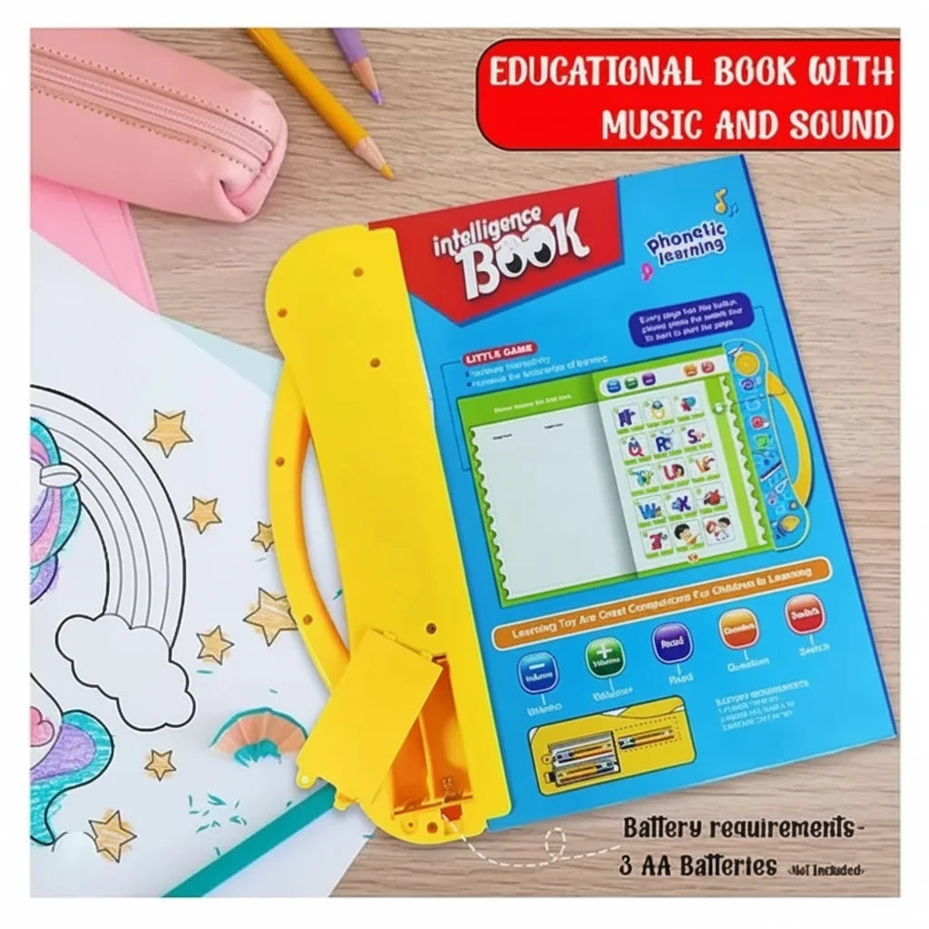 Interactive Musical Learning Book – English Learning Toy for Kids