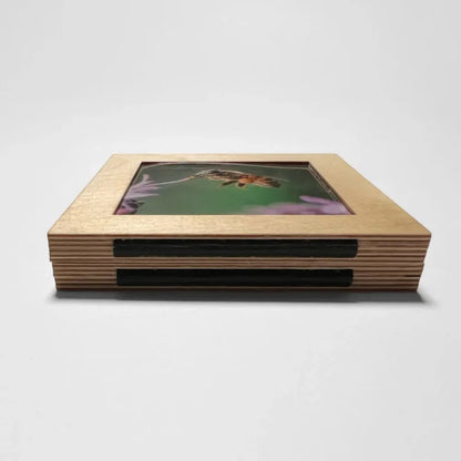 Wooden photo book