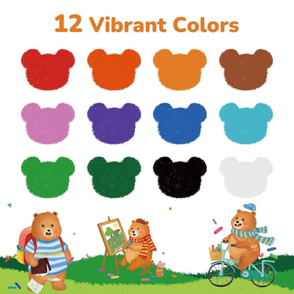 12 Color Twist Crayons