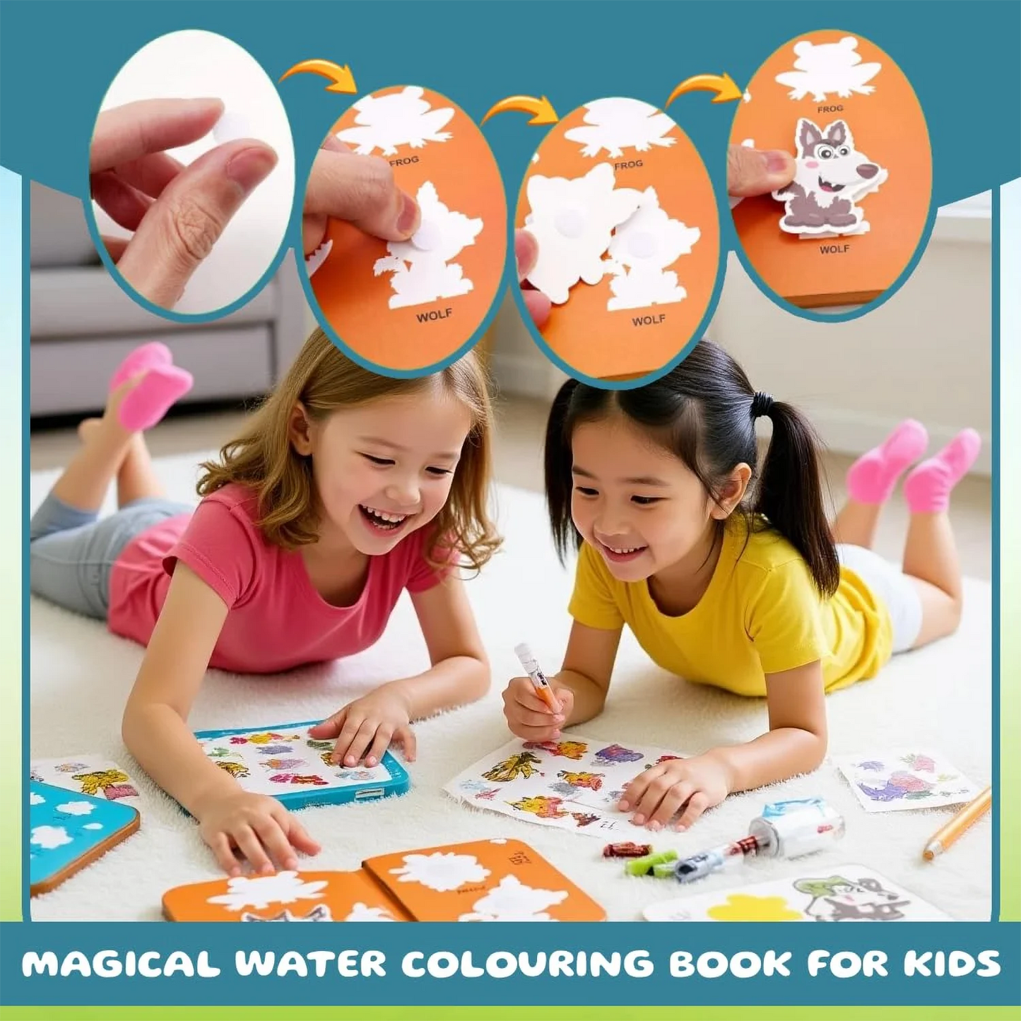Water Painting Book for Kids